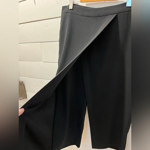 📍🖤Black culotte pants with wrap front – Laurèl – Size 12 (CA/US)🖤52/2 - Picture 6 of 11